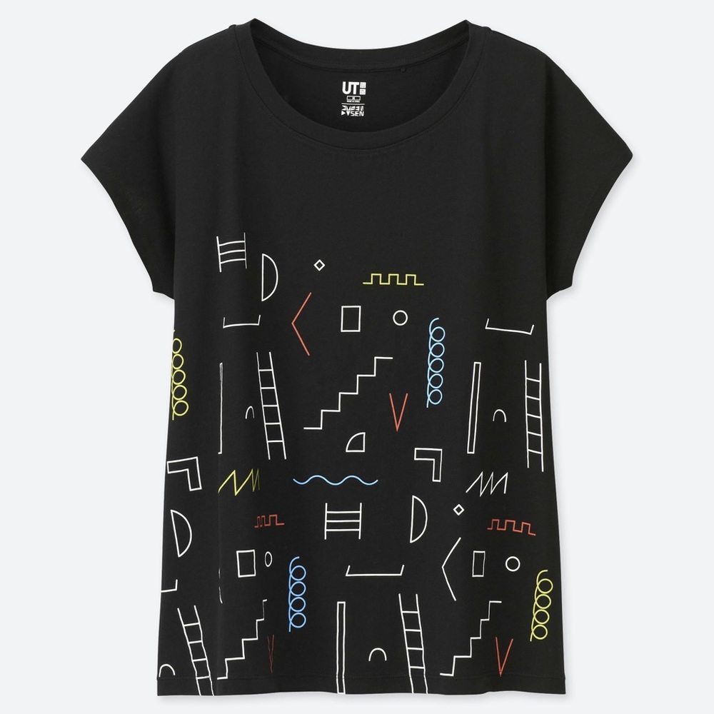 NWOT Uniqlo Super Geometric Dusen Dusen T Shirt